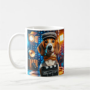 American Foxhound verkleidet als Schauspieler Blue Kaffeetasse