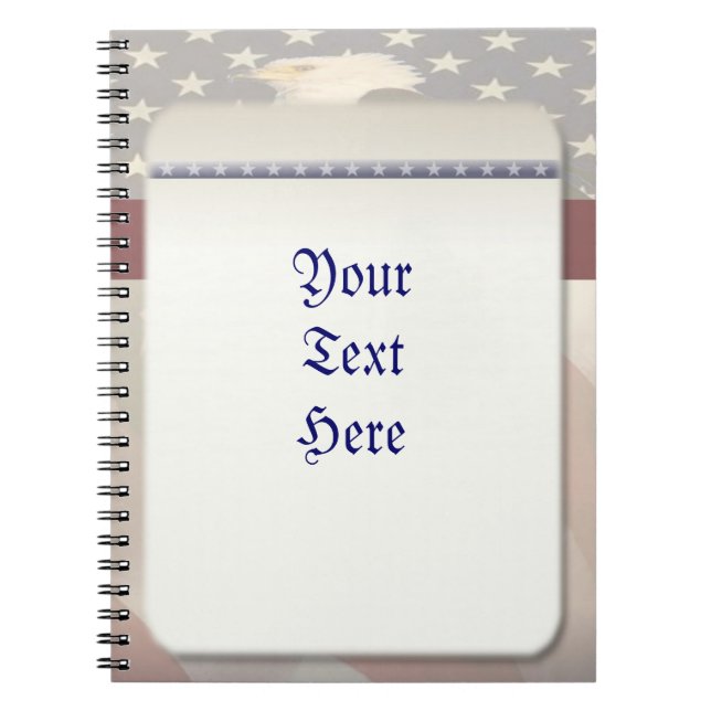American Freedom Notebook Notizblock (Vorderseite)