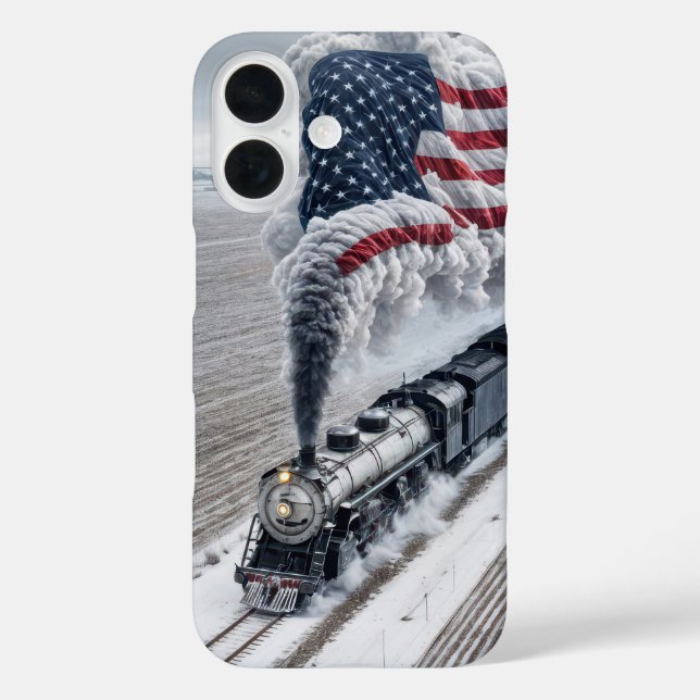 American Freedom Train Case-Mate iPhone Hülle (Rückseite)