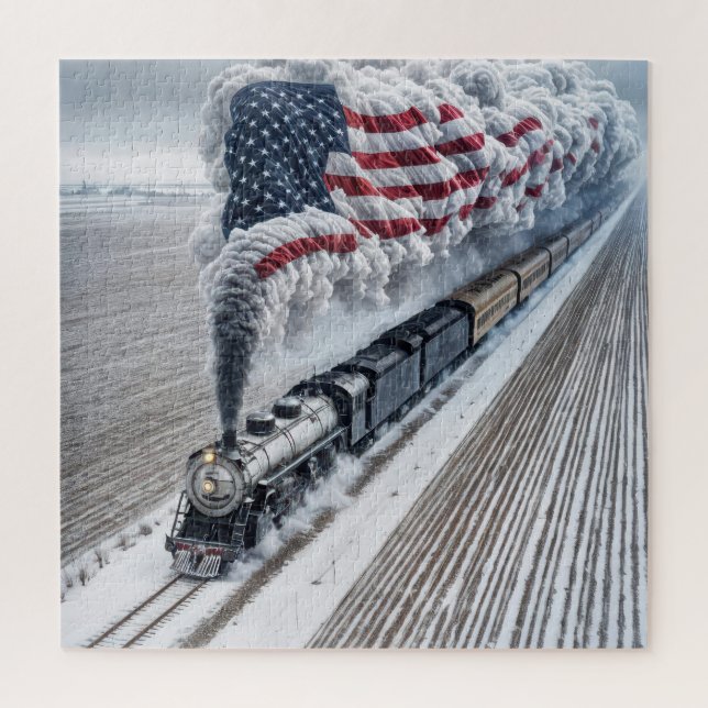American Freedom Train Puzzle (Vertikal)