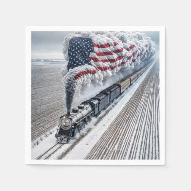 American Freedom Train Serviette (Vorderseite)