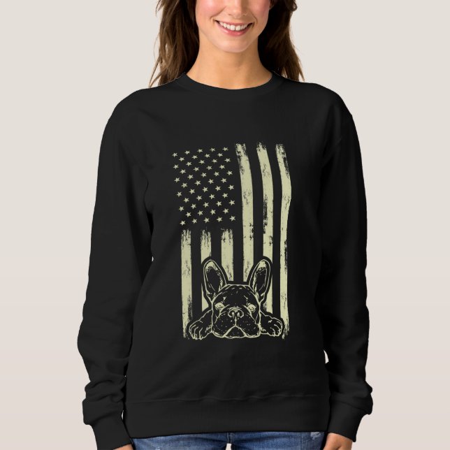 American French Bulldog Sweatshirt (Vorderseite)