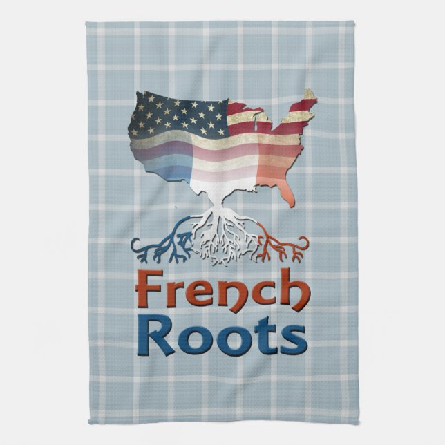 American French Roots Geschirrtuch (Vertikal)