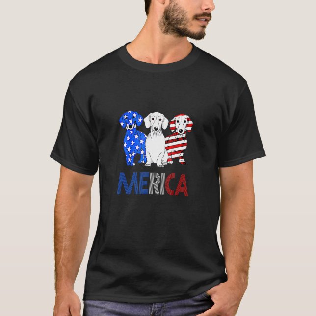 American Frenchie D T-Shirt (Vorderseite)