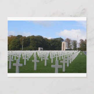 American Friedhof Luxembourg Postkarte