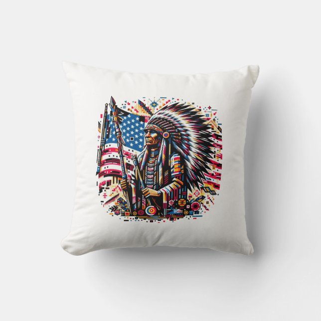 American g=Heritage DayThrow Kissen (Vorderseite)