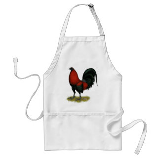 American Game BB Black Red Rooster Schürze