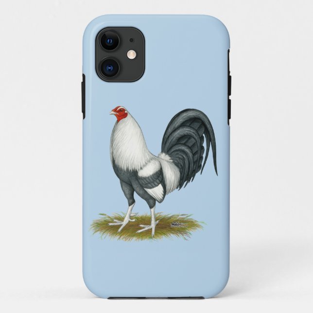American Game Silver Gamecock Case-Mate iPhone Hülle (Rückseite)