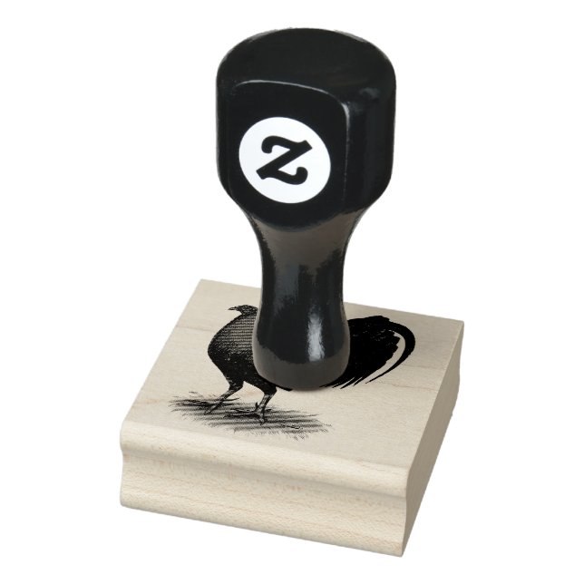 American Gamecock: Brown Red Gummistempel (Stempel)