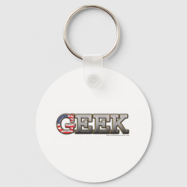 American Geek Schlüsselanhänger (Vorderseite)