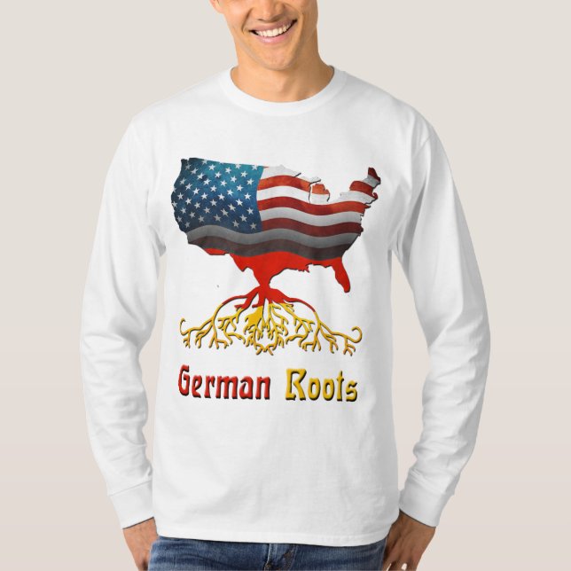 American German Roots Men's T - Shirt (Vorderseite)