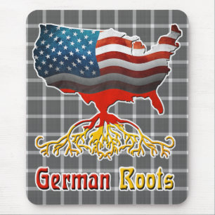 American German Roots Mousemat Mousepad