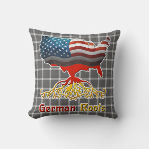 American German Roots Throw Cushion Kissen