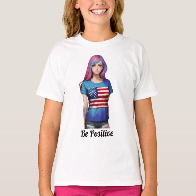 American Girl Artwork T-Shirt (Vorderseite)
