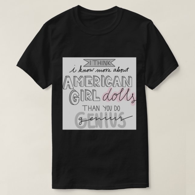 American Girl Doll Vine T-Shirt (Design vorne)