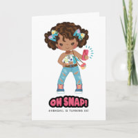American Girl Foto Stand Selfie Geburtstag