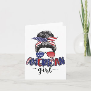 American Girl Life Messy Bun 4. Juli Mama USA W Karte