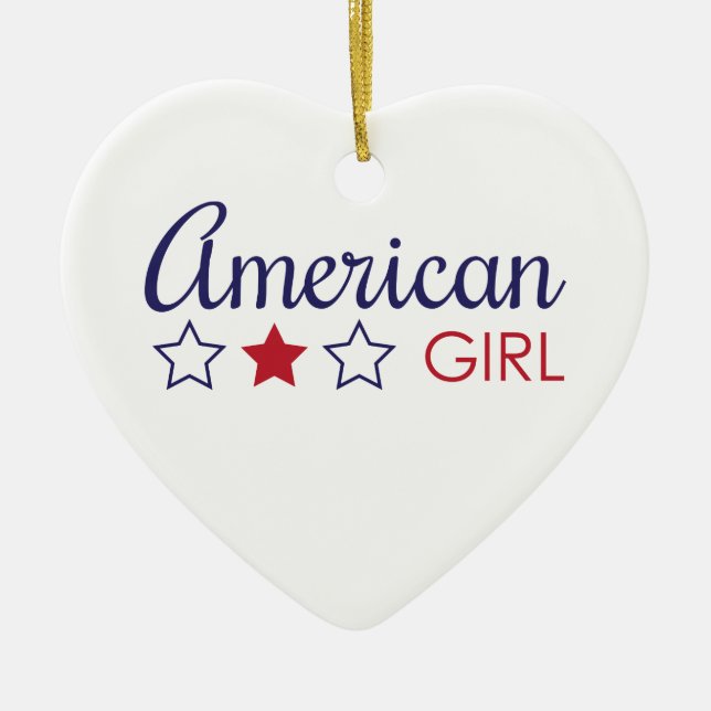 American Girl Stars Keramikornament (Vorne)