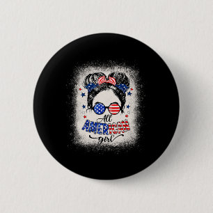 American Girls 4. Juli Shirt Tochter Messy Bu Button