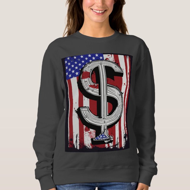 American Girls’ T - Shirt - Stilvolle und Patrioti (Vorderseite)