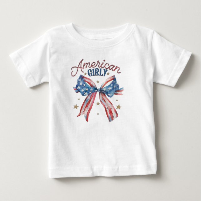 American GIrly Baby T-shirt (Vorderseite)
