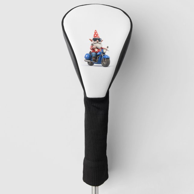 American Gnome Ride Motorrad Golf Headcover (Vorderseite)