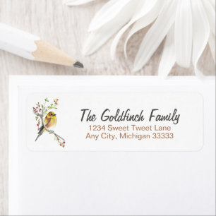 American Goldfinch Bird Wasserfarben Kunst