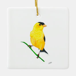 American Goldfinch Keramikornament