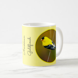 American Goldfinch - Originalfotografie Kaffeetasse