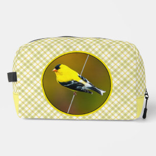 American Goldfinch Songbird Original Fotograf Waschbeutel