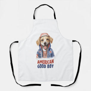 American GoodBoy Dog US Jacket 4. Juli Schürze