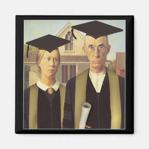 American Gothic Abschluss Magnet