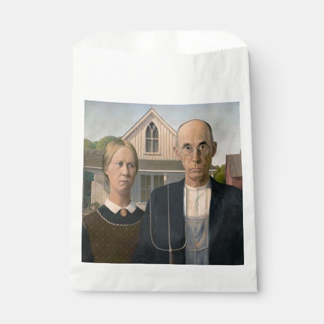 American Gothic: Country Life Poor Rural Bauer Geschenktütchen (Vorderseite)