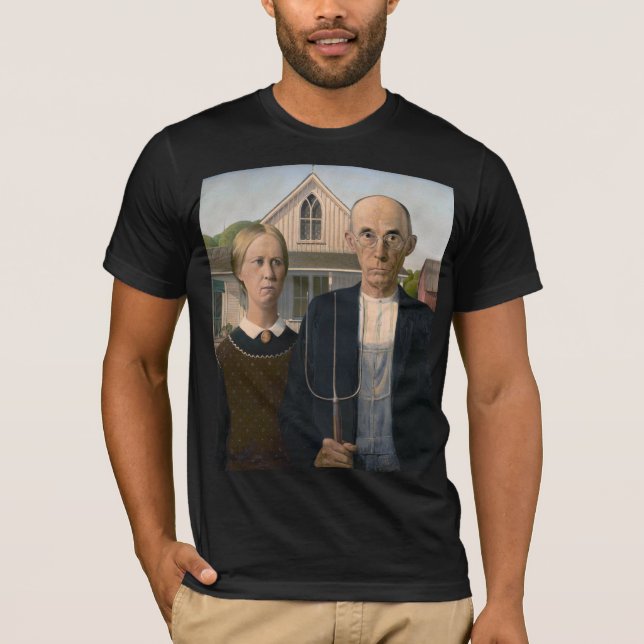American Gothic: Country Life Poor Rural Bauer T-Shirt (Vorderseite)