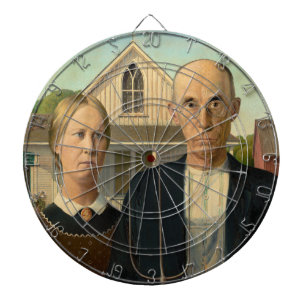 American Gothic Dart Board Dartscheibe