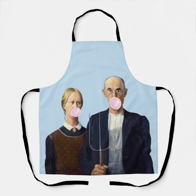 American Gothic Grant Wood Schürze (Vorderseite)