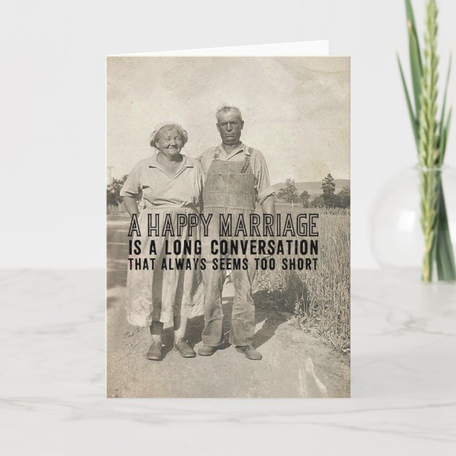 AMERICAN GOTHIC Grußkarte Dankeskarte (Vorderseite)