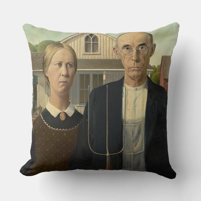 American Gothic Kissen (Vorderseite)