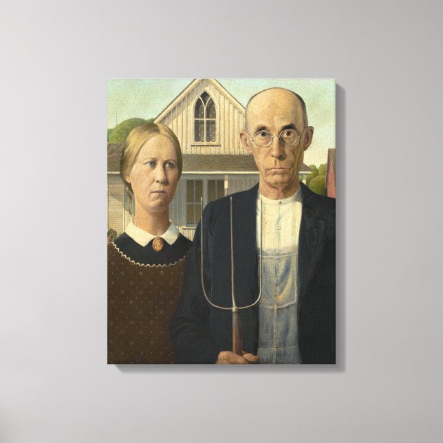 American Gothic Leinwanddruck (Vorderseite)