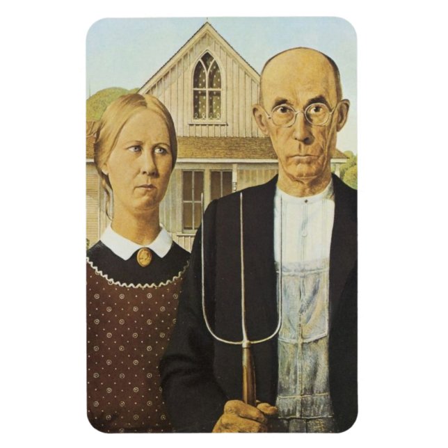 American Gothic Magnet (Vertikal)