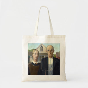 American Gothic Painting by Grant Wood Tragetasche