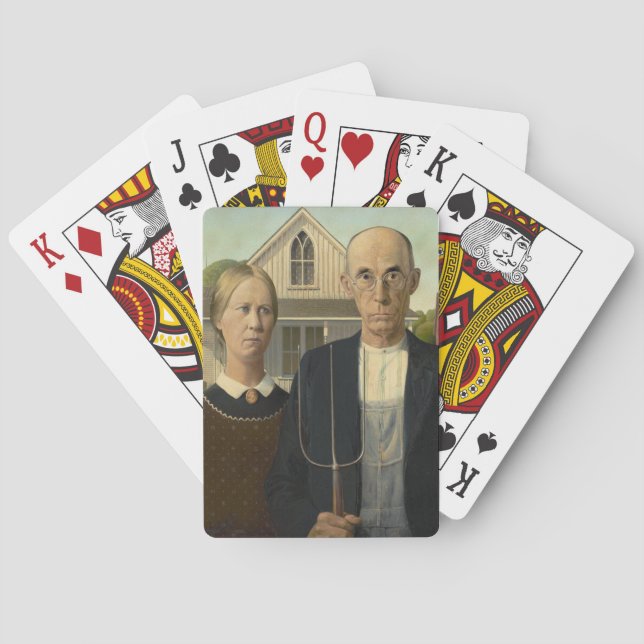 American Gothic Playing Cards Spielkarten (Rückseite)