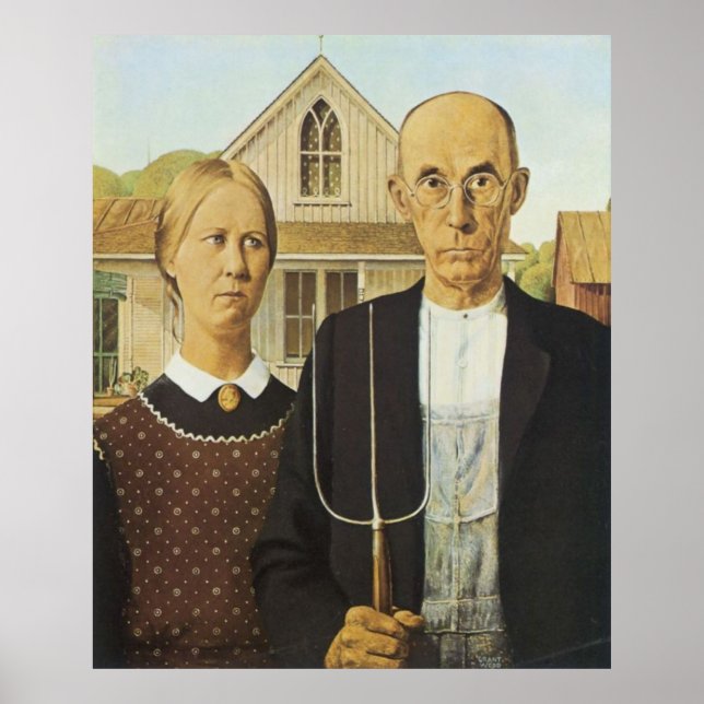 American Gothic Poster (Vorne)