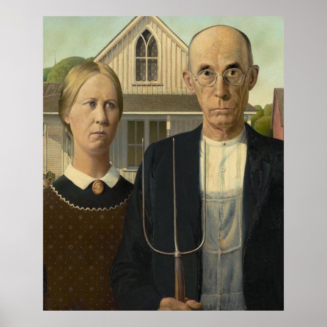 American Gothic Poster (Vorne)