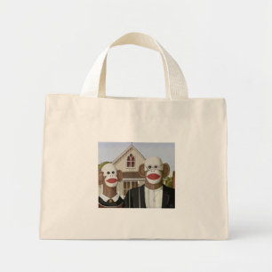 American Gothic Sock Affen Tasche