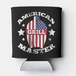 AMERICAN GRILL MASTER - KAMADO USA FLAG DOSENKÜHLER