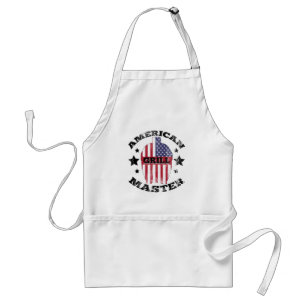 AMERICAN GRILL MASTER - KAMADO USA FLAG SCHÜRZE