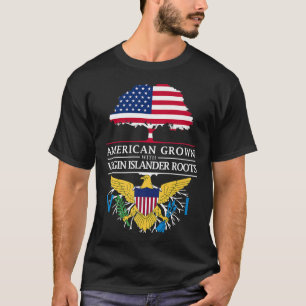 American Groots mit Jungfrau Island Roots T-Shirt