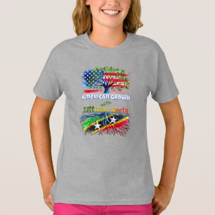 American Grove - Kittitian Roots Kids T-Shirt
