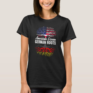 American Grown German Roots USA Germany Von Steube T-Shirt